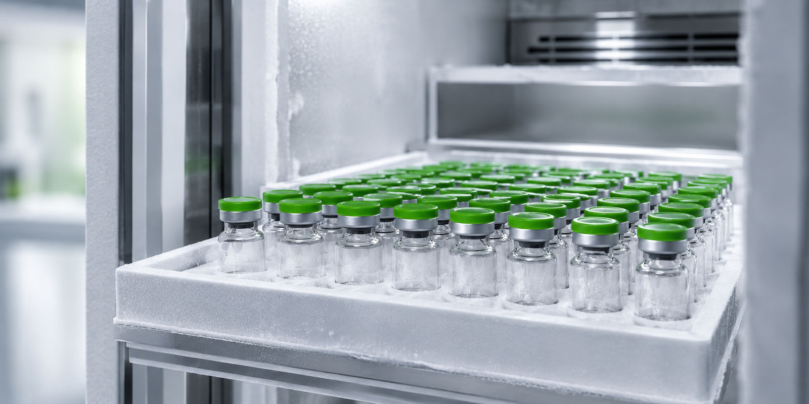 Cold storage vial organization