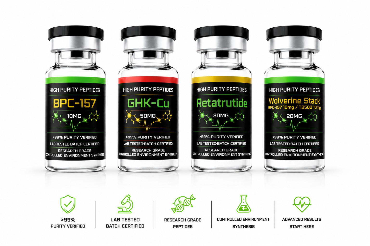 High Purity Labs research vial collection