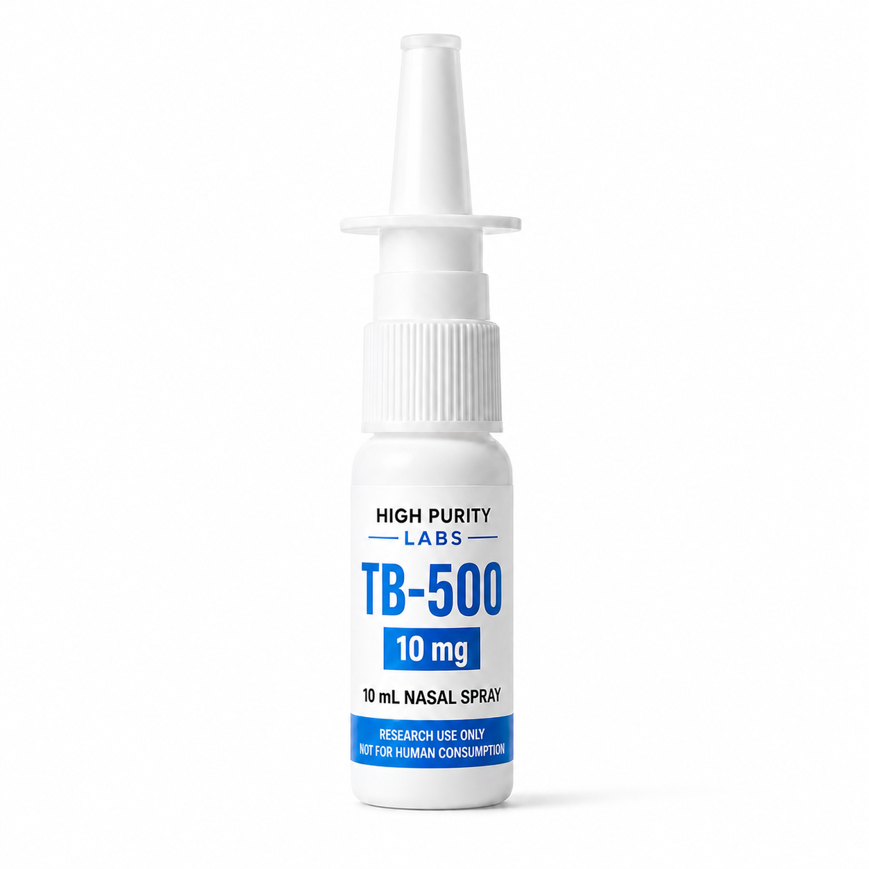 High Purity Labs TB-500 10 mg research spray bottle